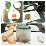 salmone crudo affumicato