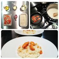 riso capesante corallo