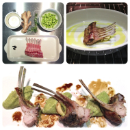 agnello fave mousseline liquirizia
