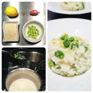 risotto fave tonka limone