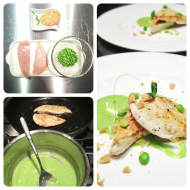 pollo piselli biscotti